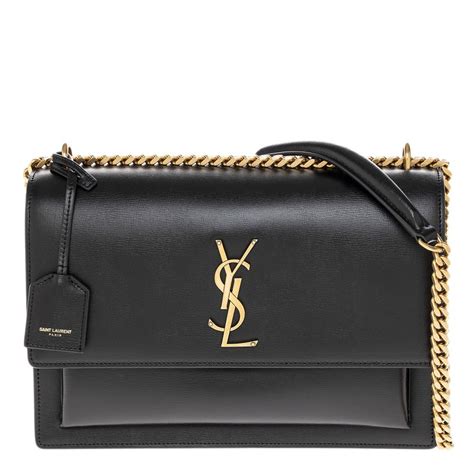 bolso de mano yves saint laurent|yves saint laurent black purse.